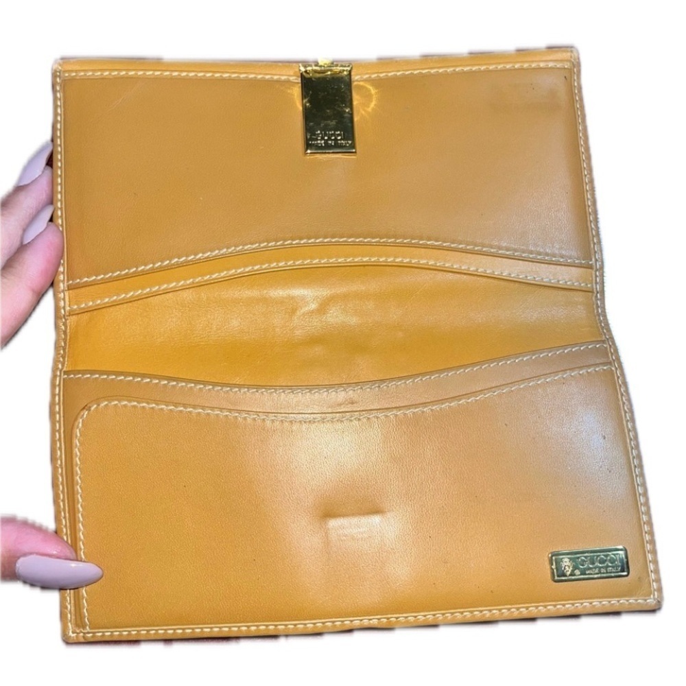 GUC Vintage Gucci Ophidia Sherry Line GG Supreme Bi-Fold Wallet - Picture 8 of 14